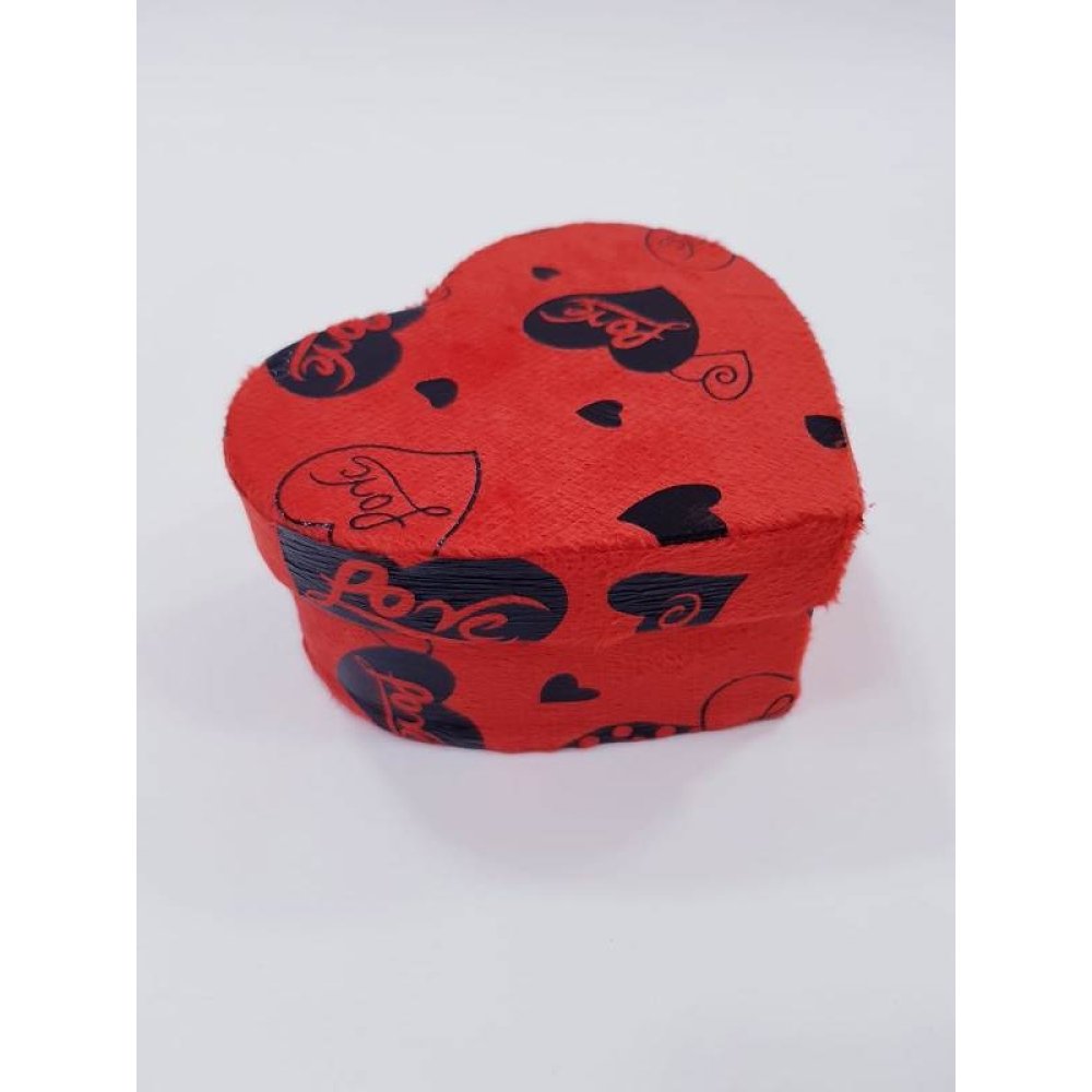 Toptan Kadife Kalp Hediye Kutusu