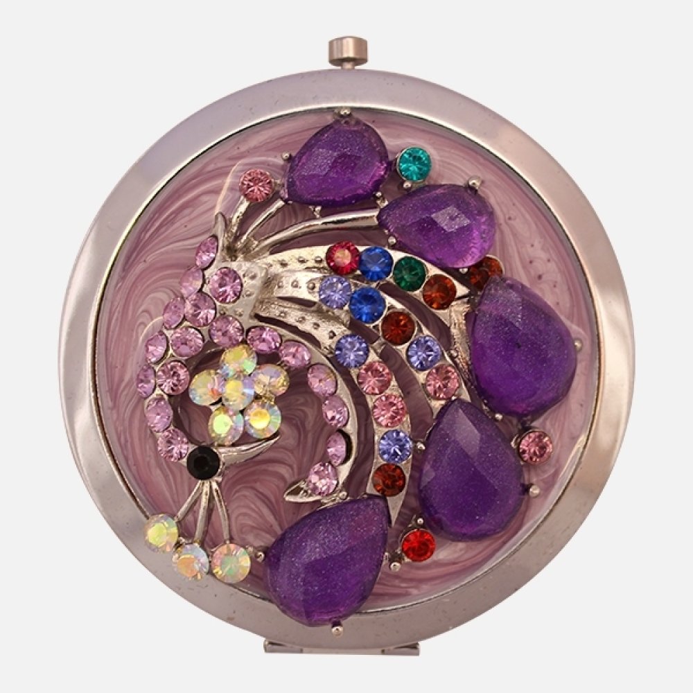 Toptan Kadınlar Günü Promosyonları Taşlı El Aynası