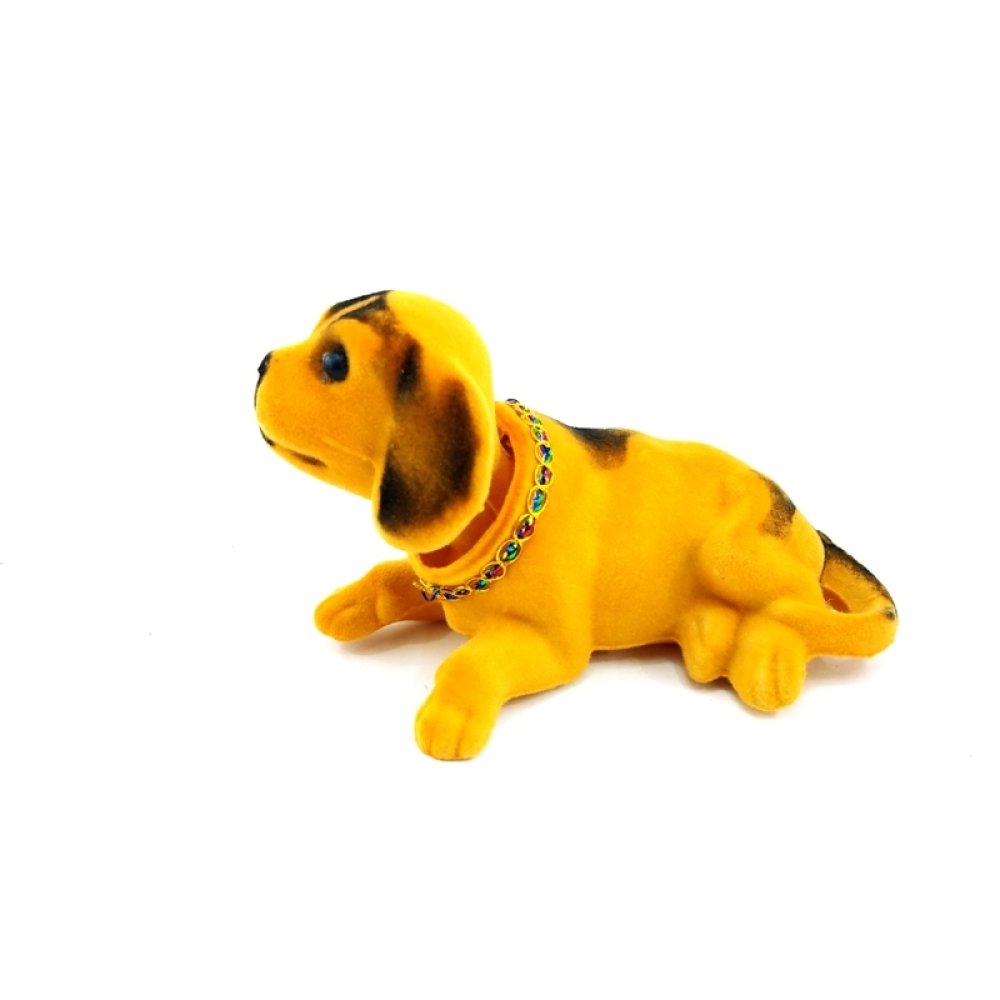 Toptan Kafası Sallanan Köpek Araba Süsü Beyaz Renk