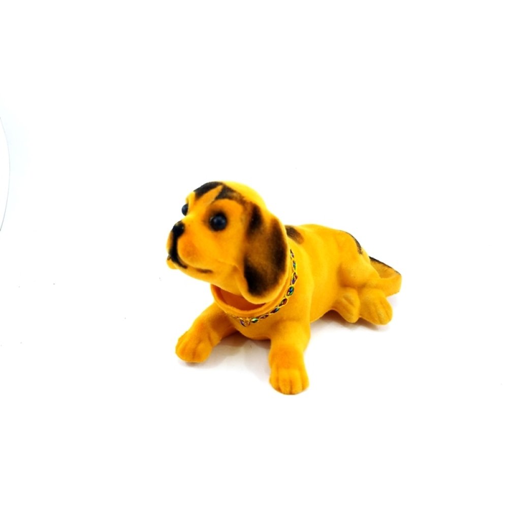 Toptan Kafası Sallanan Köpek Araba Süsü Beyaz Renk