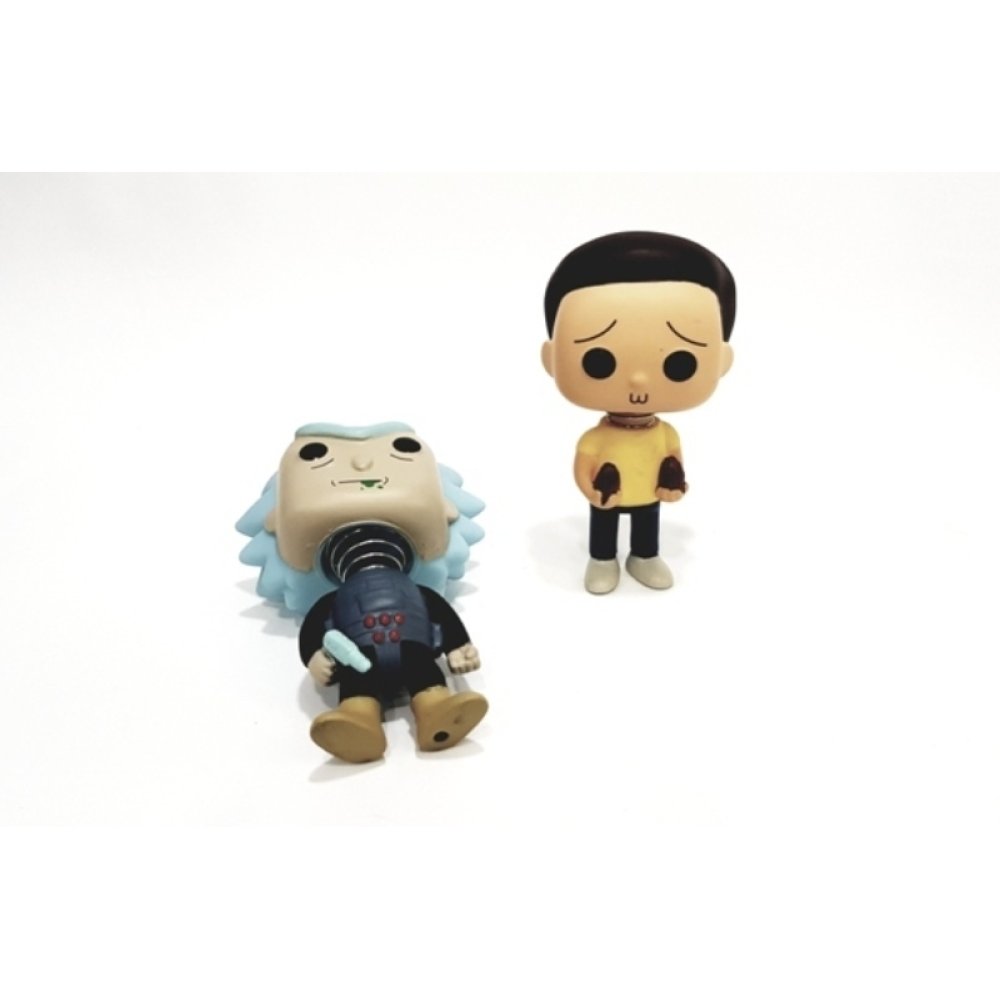 Toptan Kafası Yaylı Hareketli Rick And Morty Figür