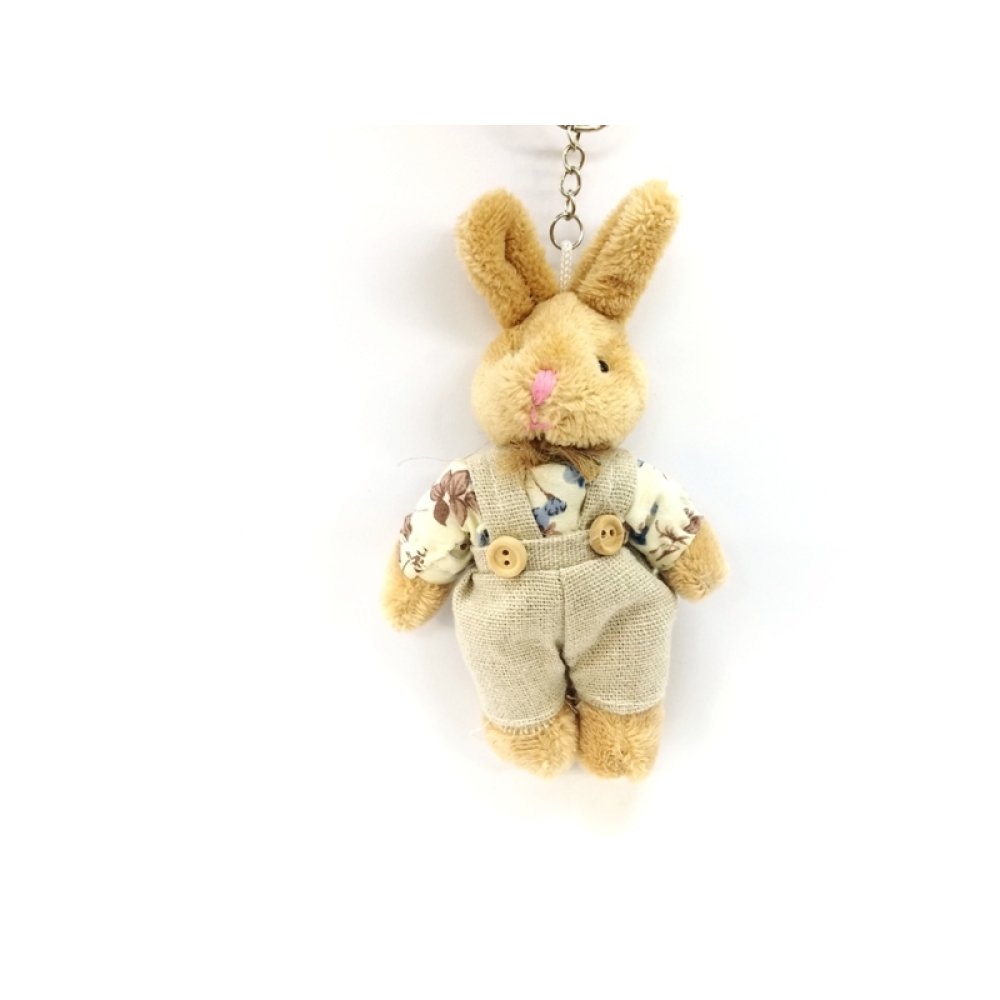 Toptan Kahverengi Tavşan Anahtarlık