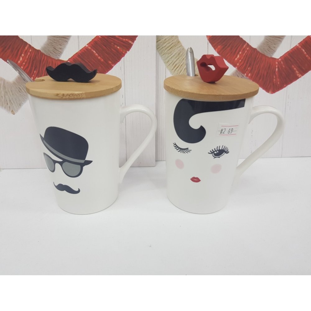 Toptan Kapaklı Hediyelik Kupa Bardak