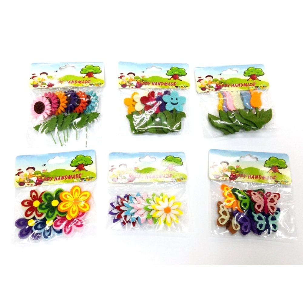 Toptan Karışık Keçeden Süs