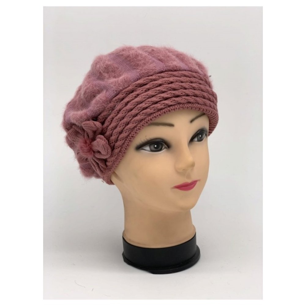 Toptan Kasketli Angora Şapka