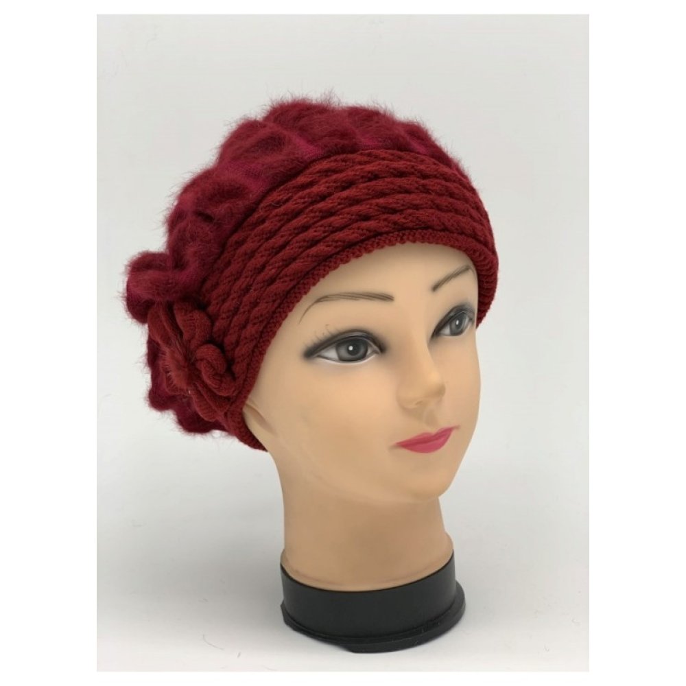 Toptan Kasketli Angora Şapka