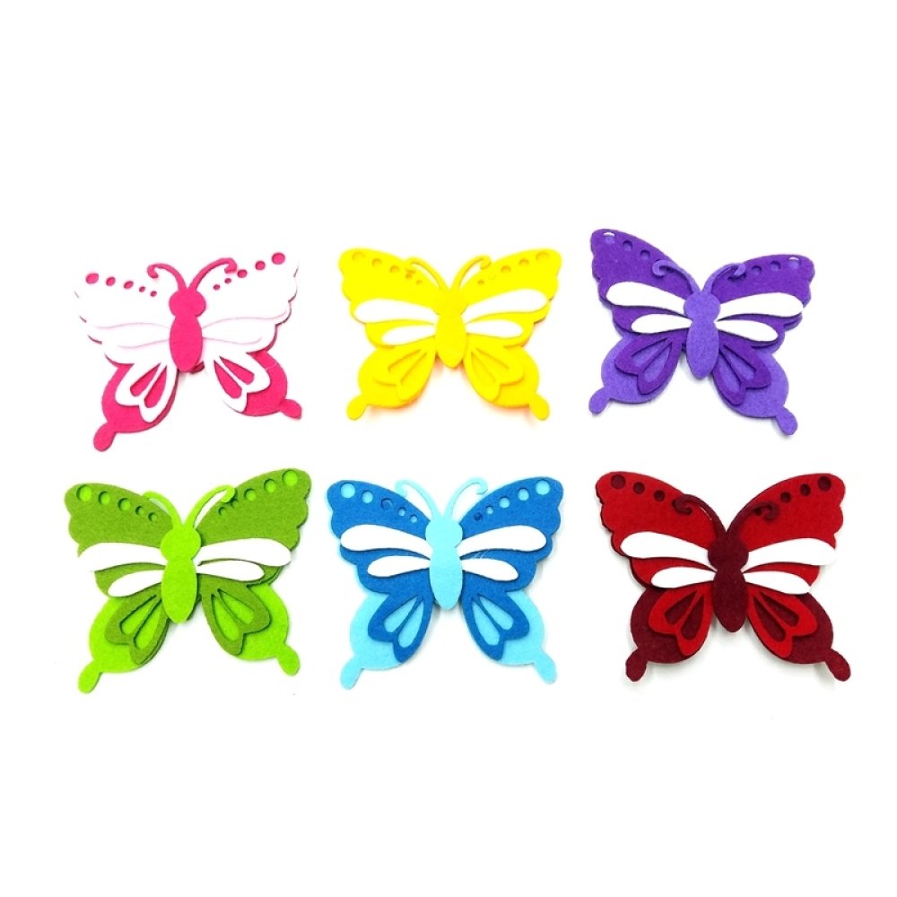 Toptan Keçe Kelebek Magnet