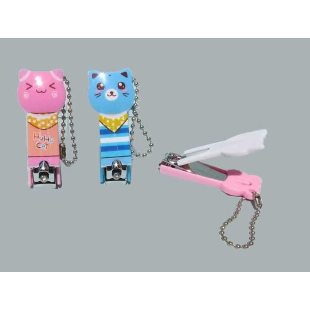 Toptan Kedi Desenli Bebek Tırnak Makası