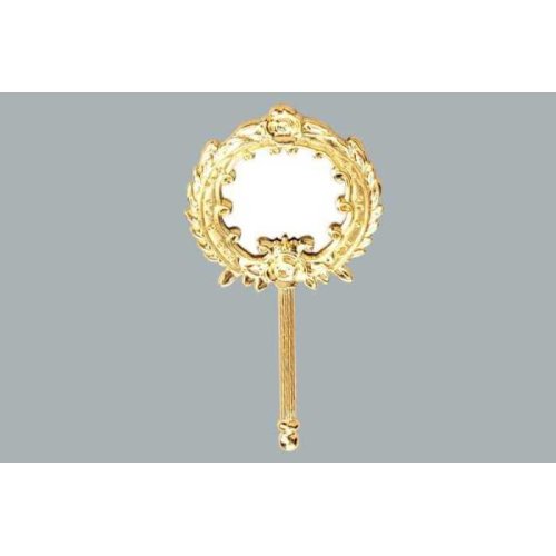 Toptan Kına Gecesi Elde Tutmalı Metal Saplı Gümüş Ve Altın Rengi Ayna