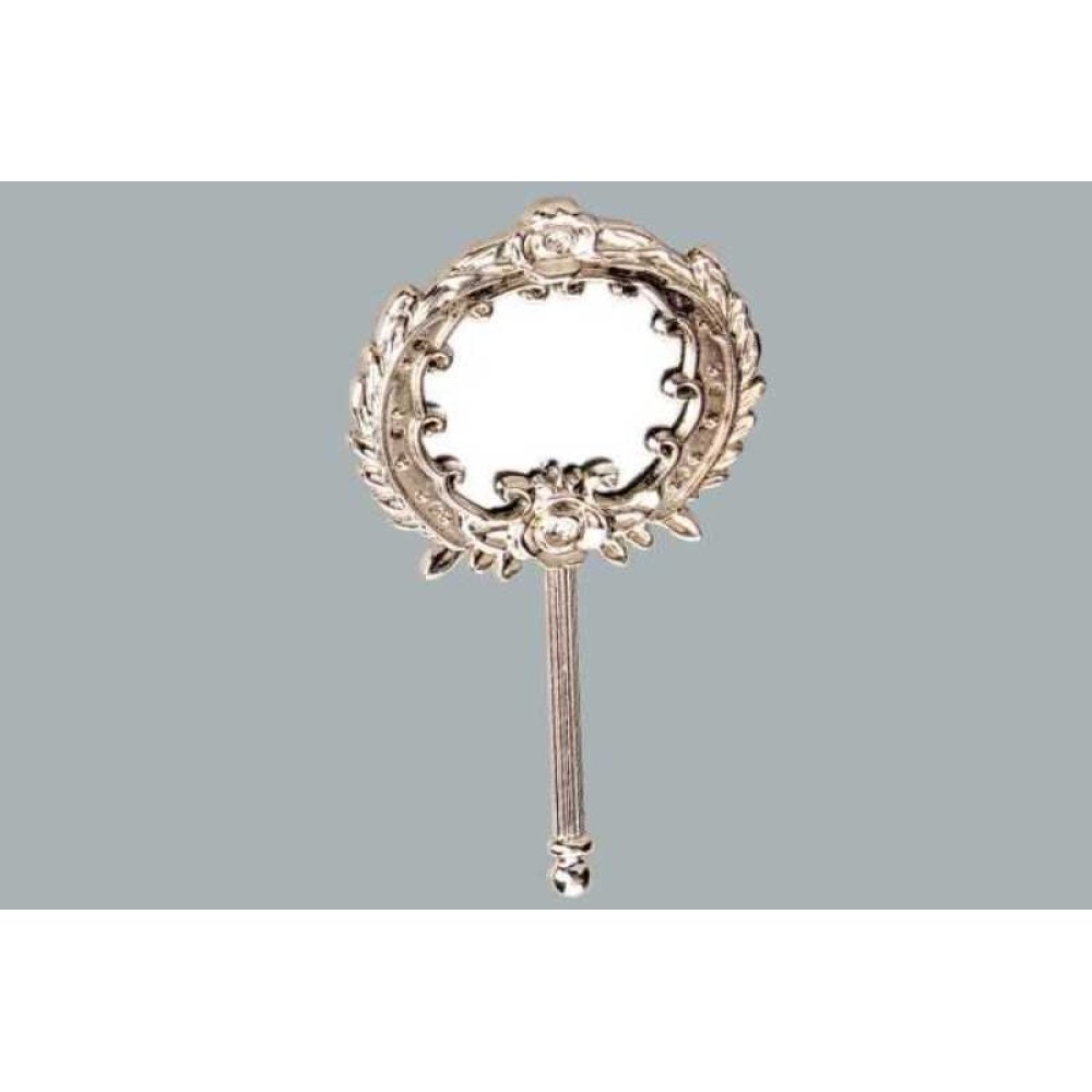 Toptan Kına Gecesi Elde Tutmalı Metal Saplı Gümüş Ve Altın Rengi Ayna