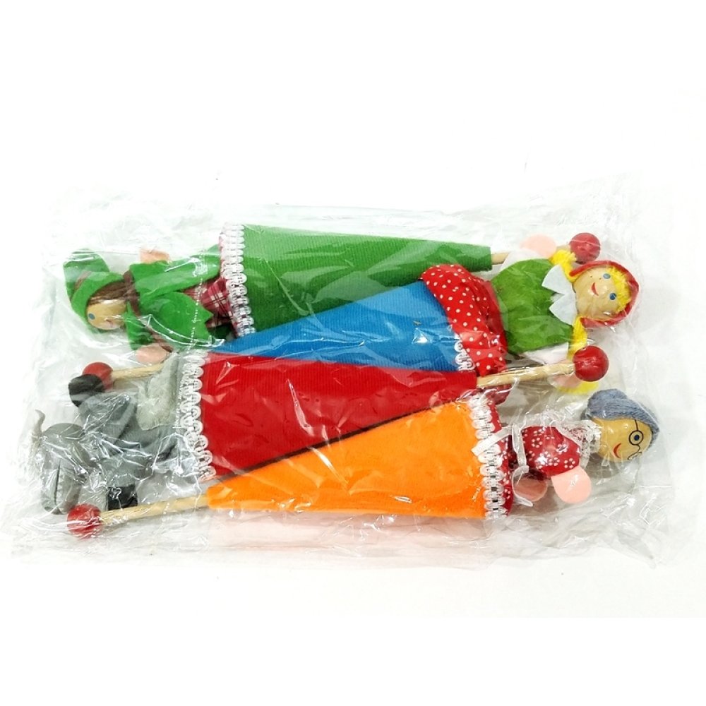 Toptan Kırmızı Başlıklı Kız Külah Kukla