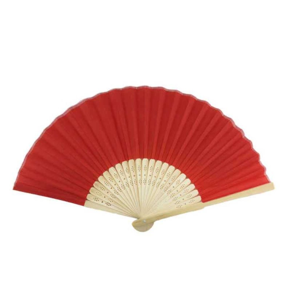 Toptan Kırmızı Kına Yelpazesi