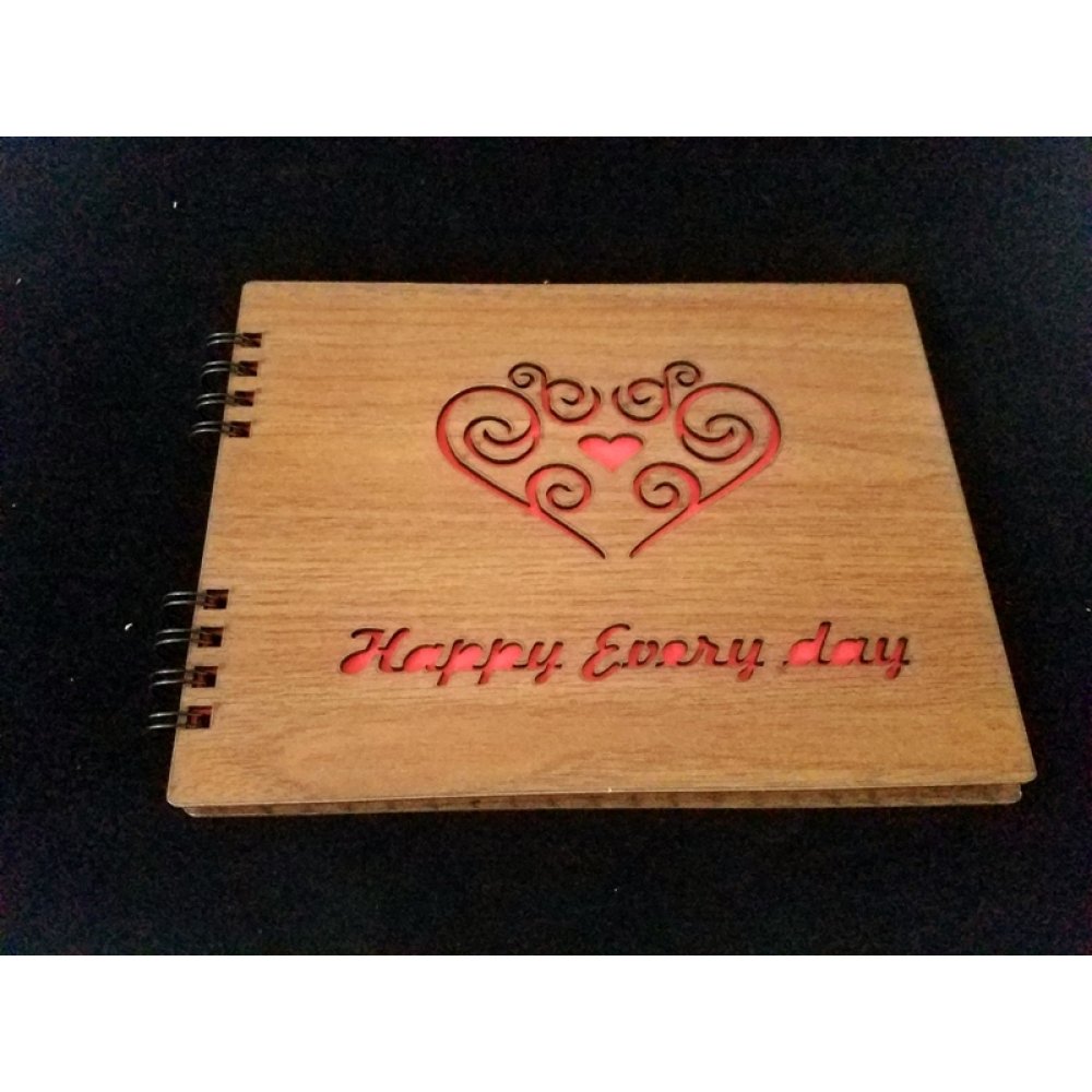 Toptan Kişiselleştirilebilir Ahşap Kapaklı Albüm