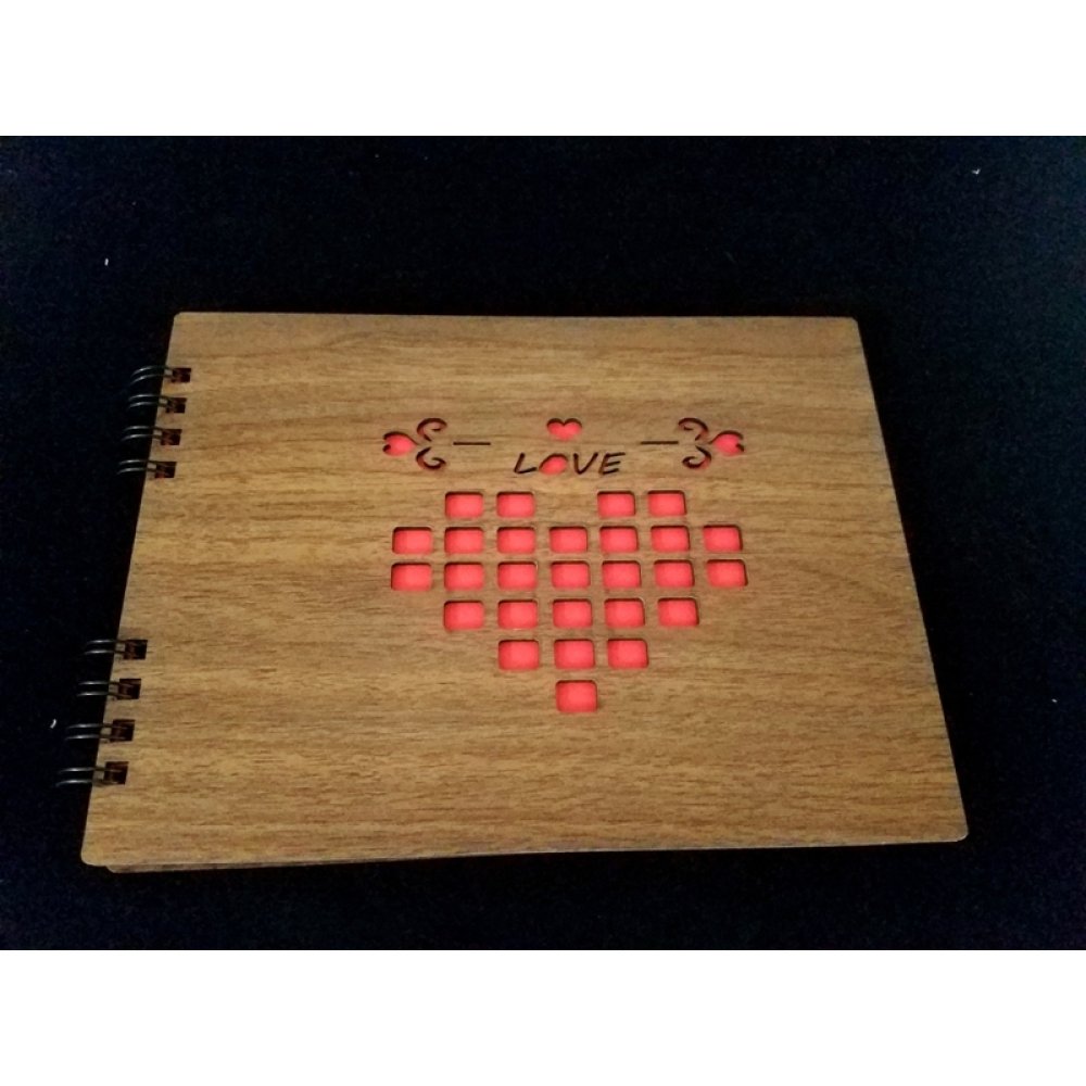 Toptan Kişiselleştirilebilir Ahşap Kapaklı Albüm