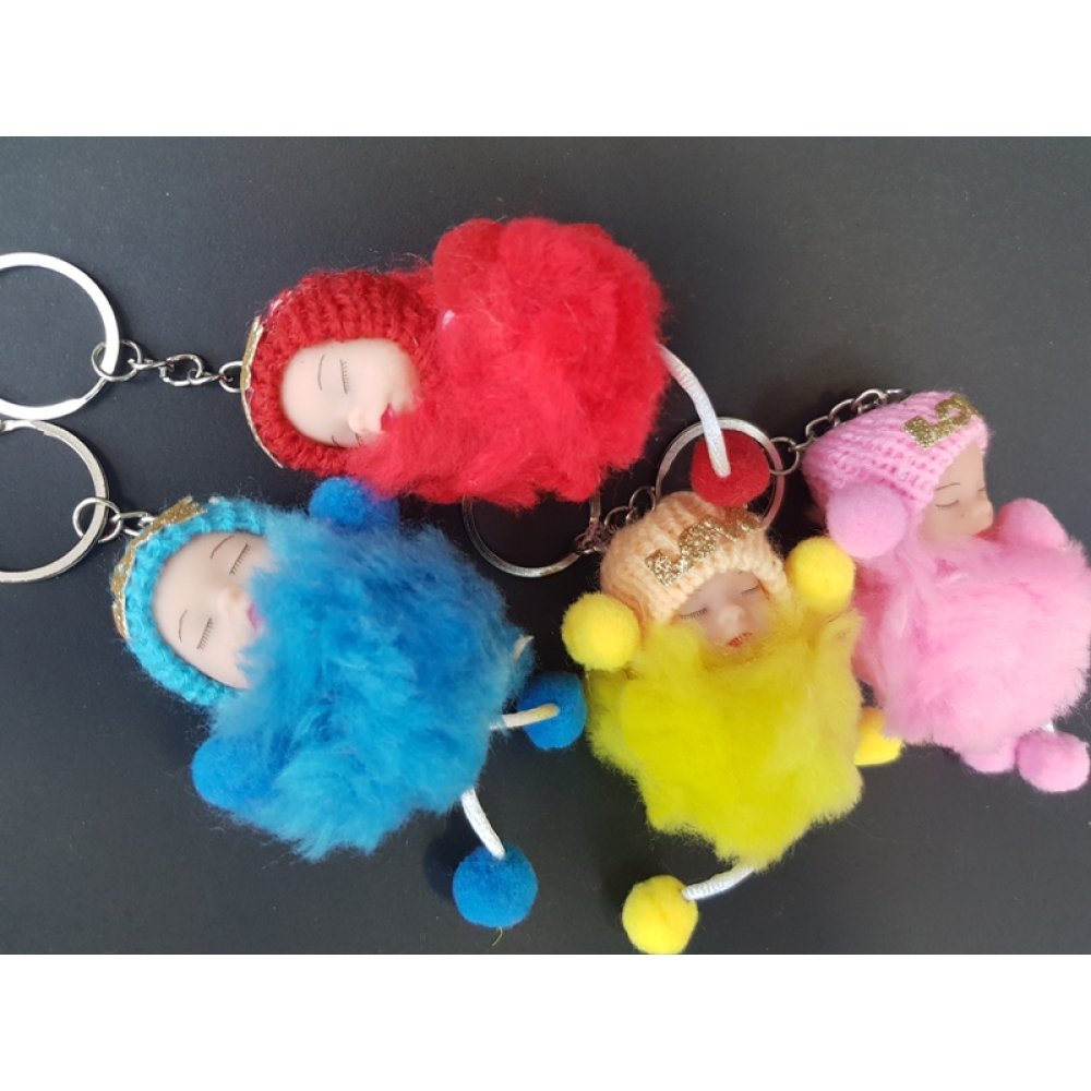 Toptan Kız Bebek Anahtarlık