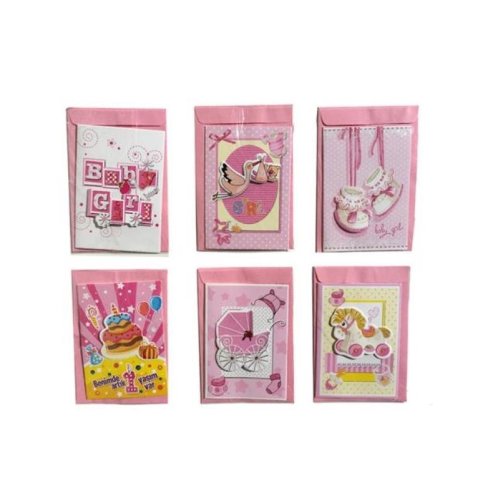 Toptan Kız Erkek Bebek Davetiye Çeşitleri