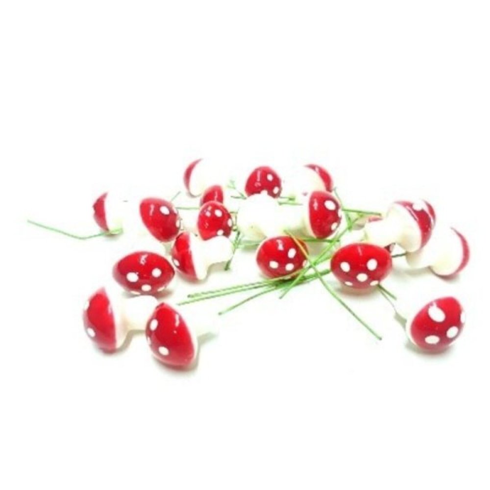 Toptan Köpük Mantar Süs 200 Adet Büyük Boy