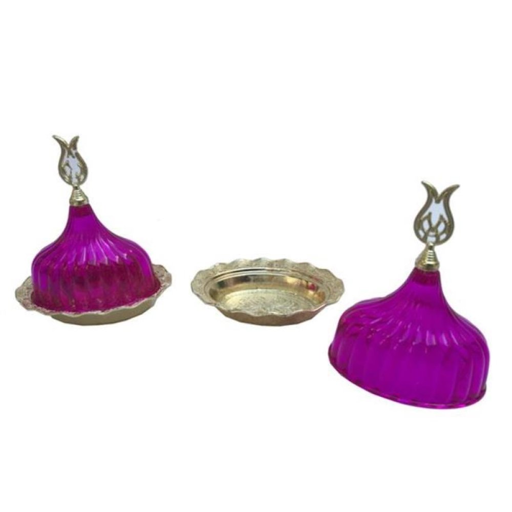 Toptan Kristal Kapaklı Kına Hatırası İçin Lokumluk Kutu