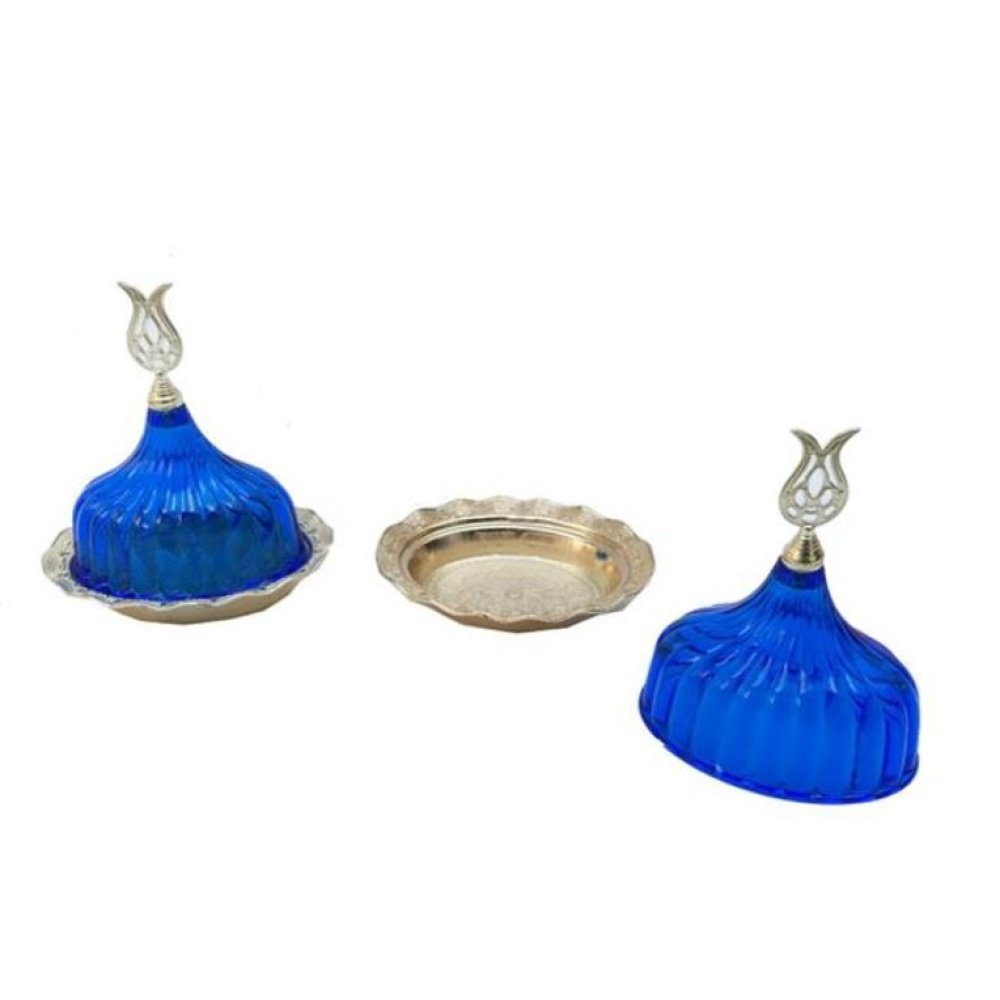 Toptan Kristal Kapaklı Kına Hatırası İçin Lokumluk Kutu