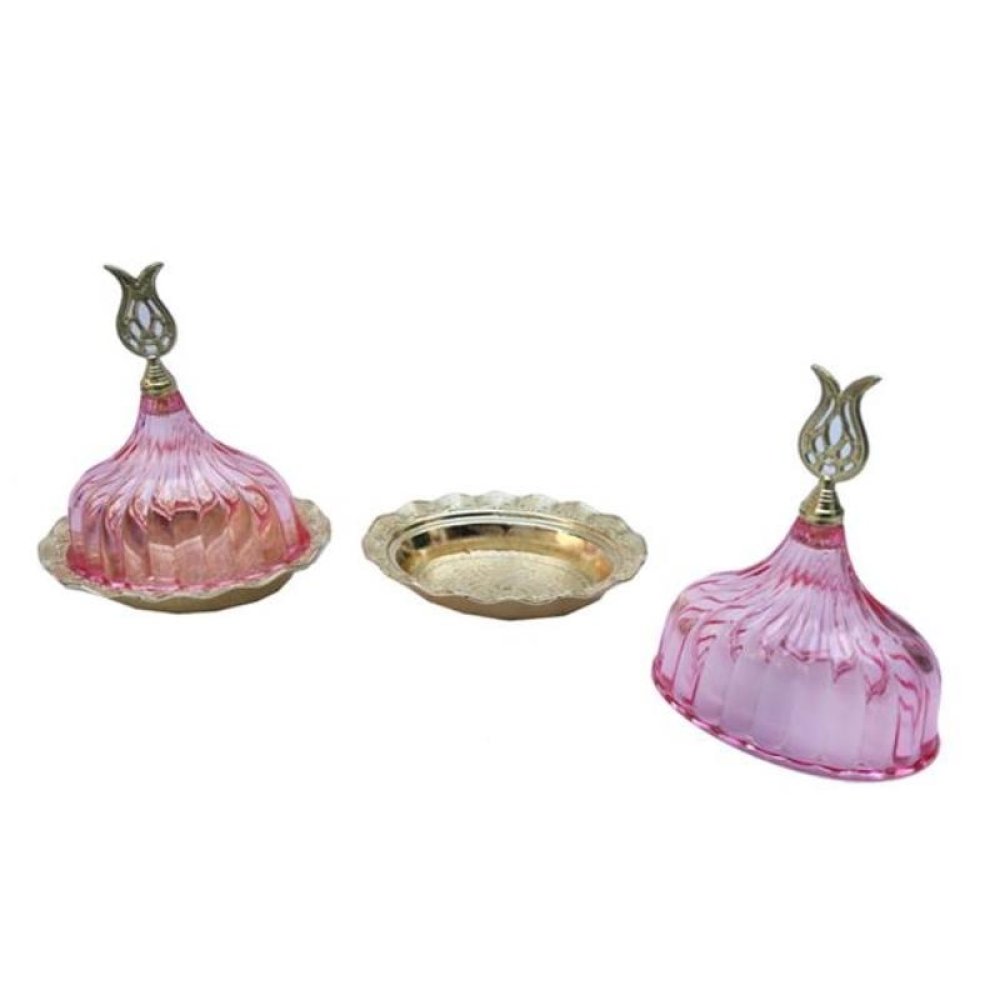 Toptan Kristal Kapaklı Kına Hatırası İçin Lokumluk Kutu