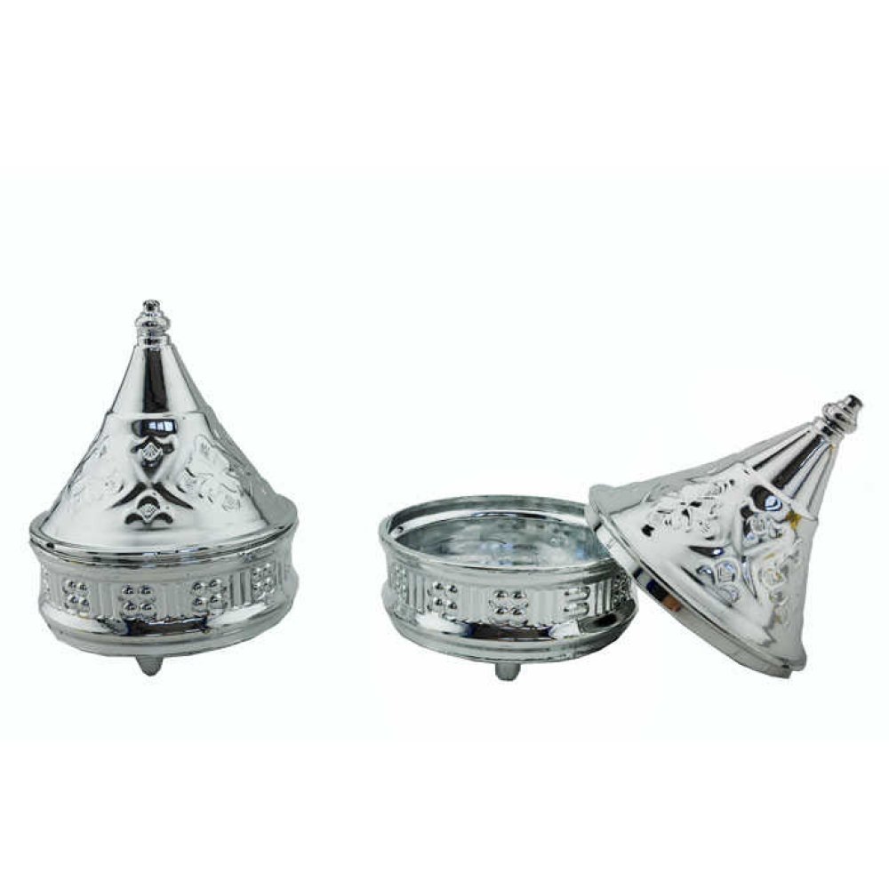 Toptan Kubbeli Gümüş Renk Kutu