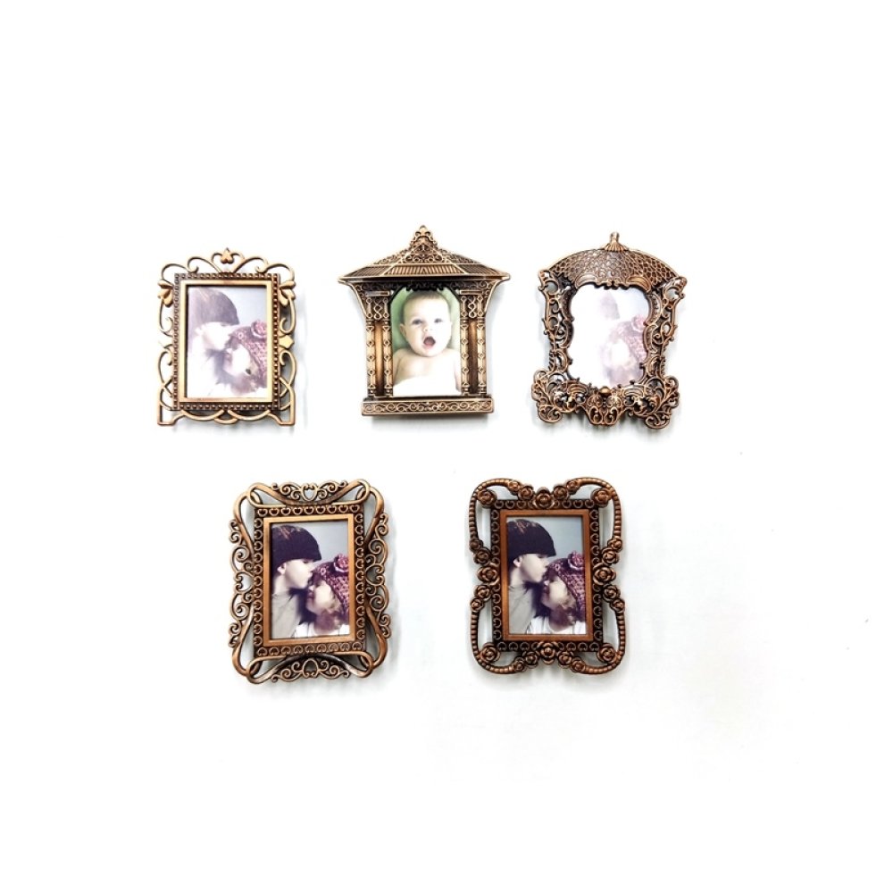 Toptan Küçük Metal İşlemeli Resim Çerçevesi