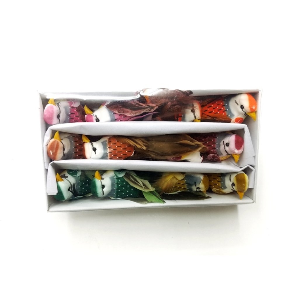 Toptan Küçük Renkli Kuş Buzdolabı Süsü Magnet