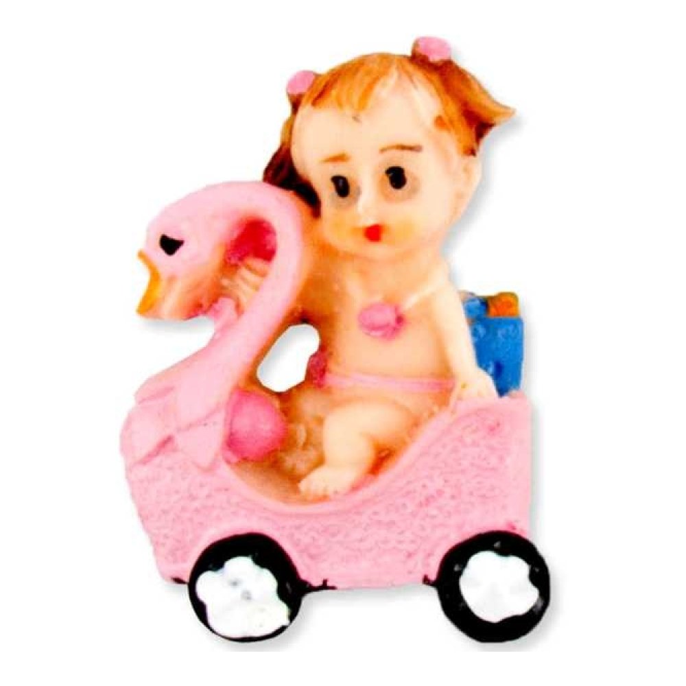 Toptan Kuğu Üstünde Bebek Pembe ve mavi Bebek Şekeri Malzemesi