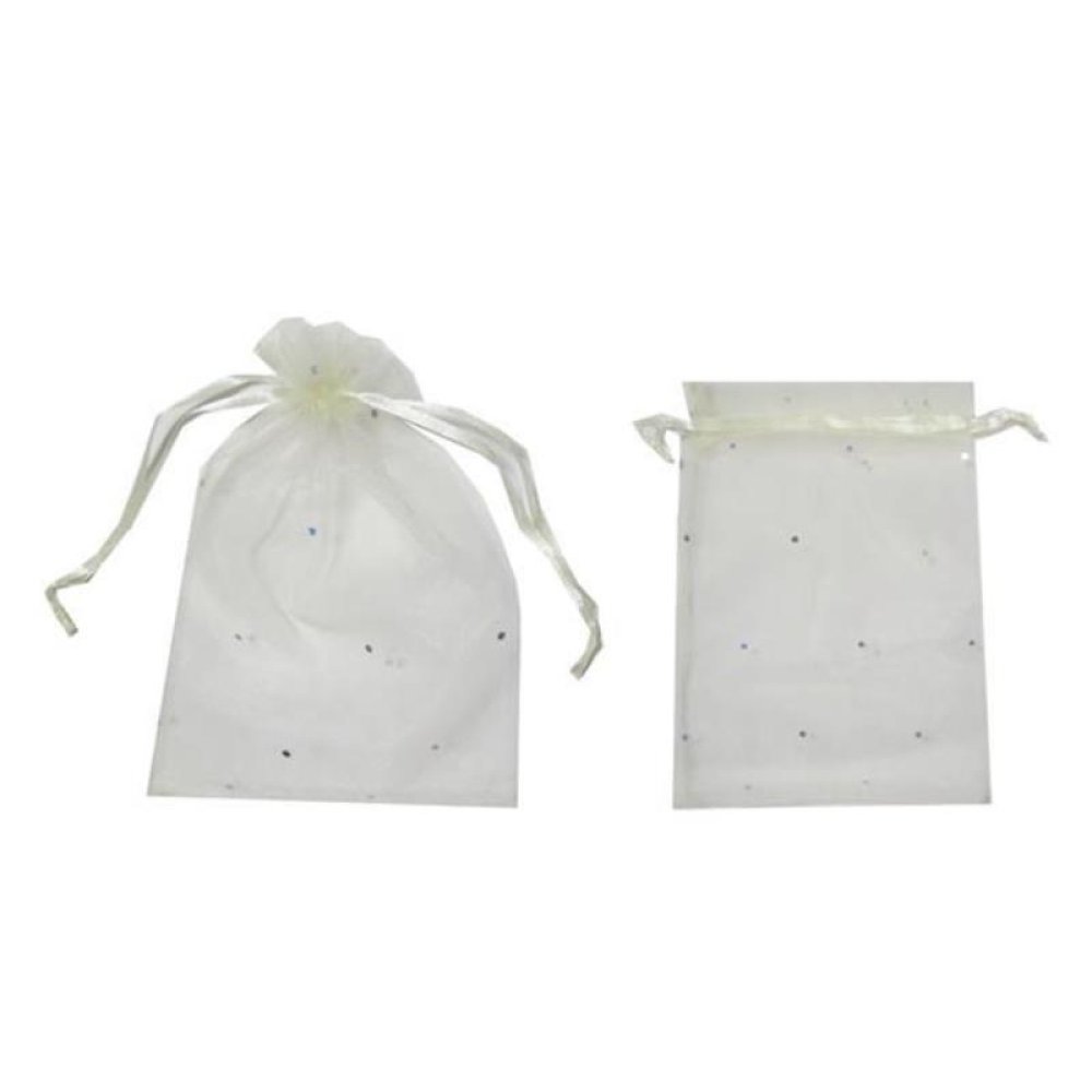 Toptan Kuruyemiş ve Kına Kesesi Taşlı Tül Kese 50 adet 11x14 cm