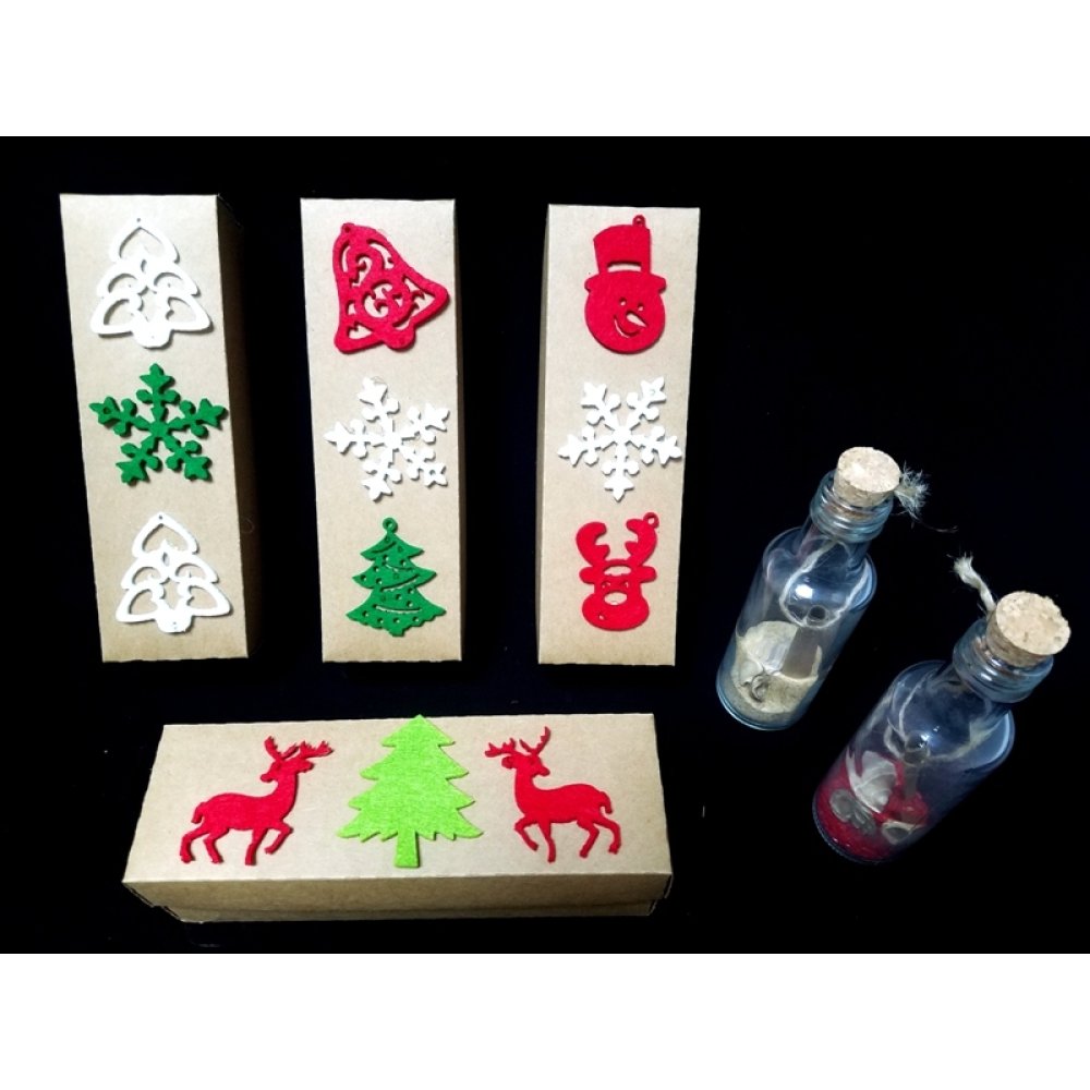 Toptan Kutulu Fermanlı Yeni Yıl Dilek Şişesi