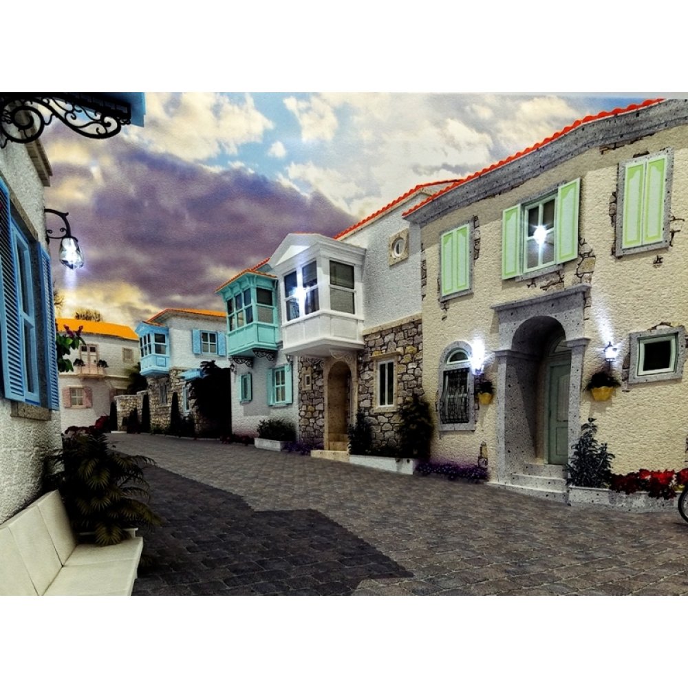 Led Işıklı Kanvas Tablo