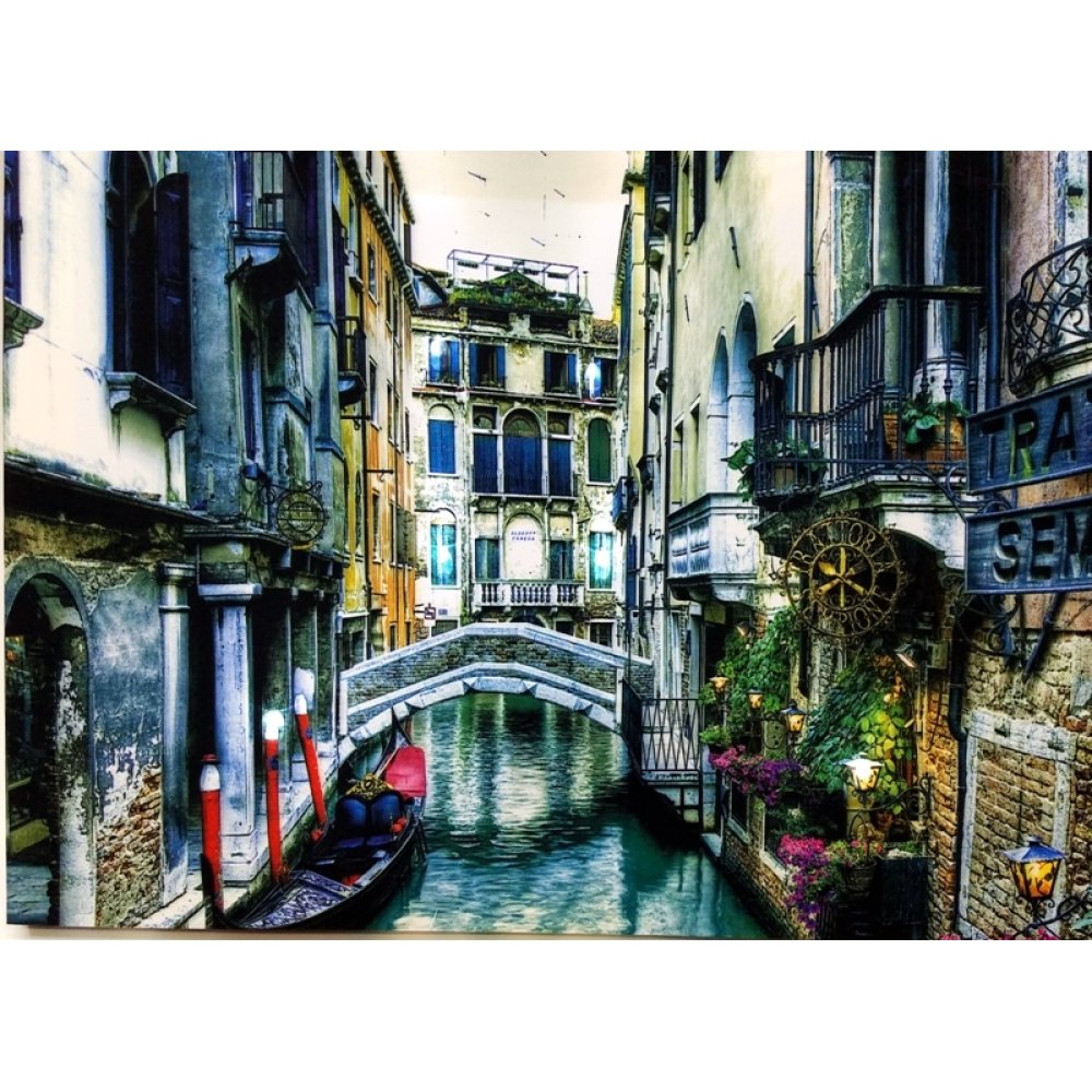 Led Işıklı Kanvas Tablo