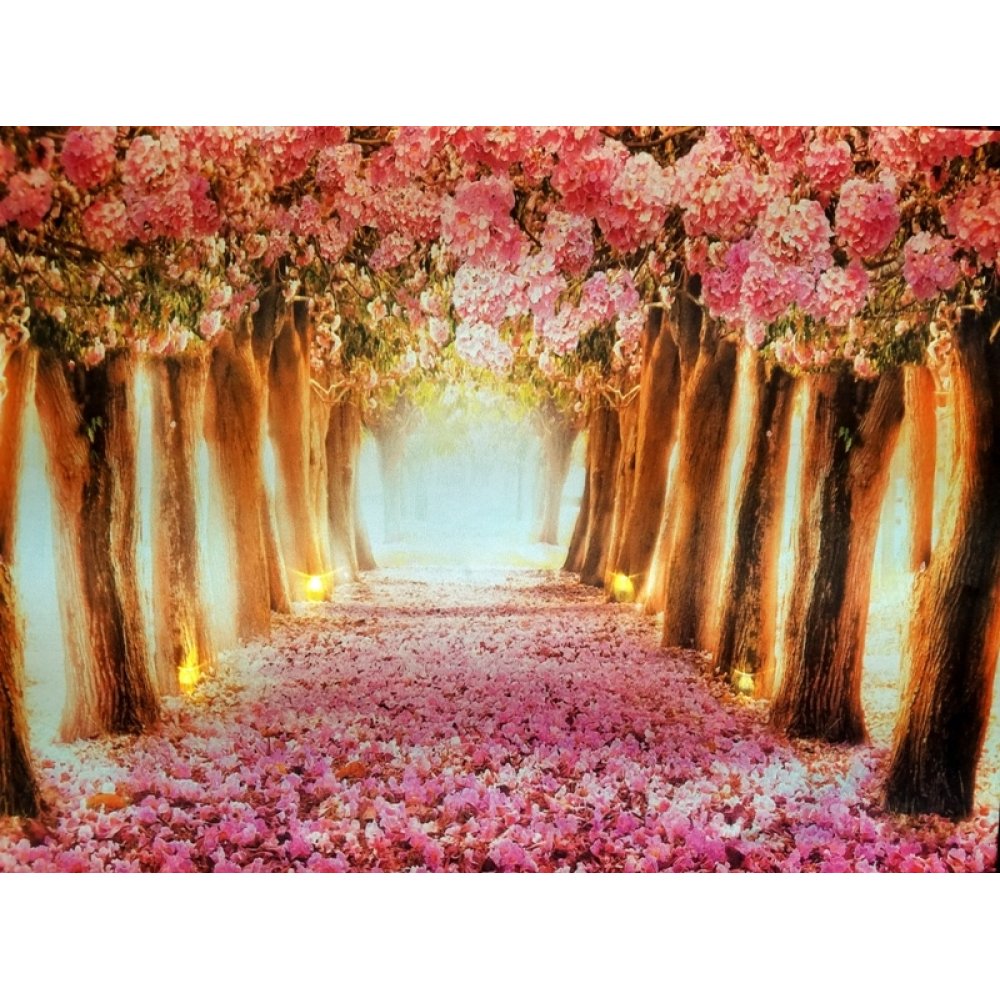 Led Işıklı Kanvas Tablo