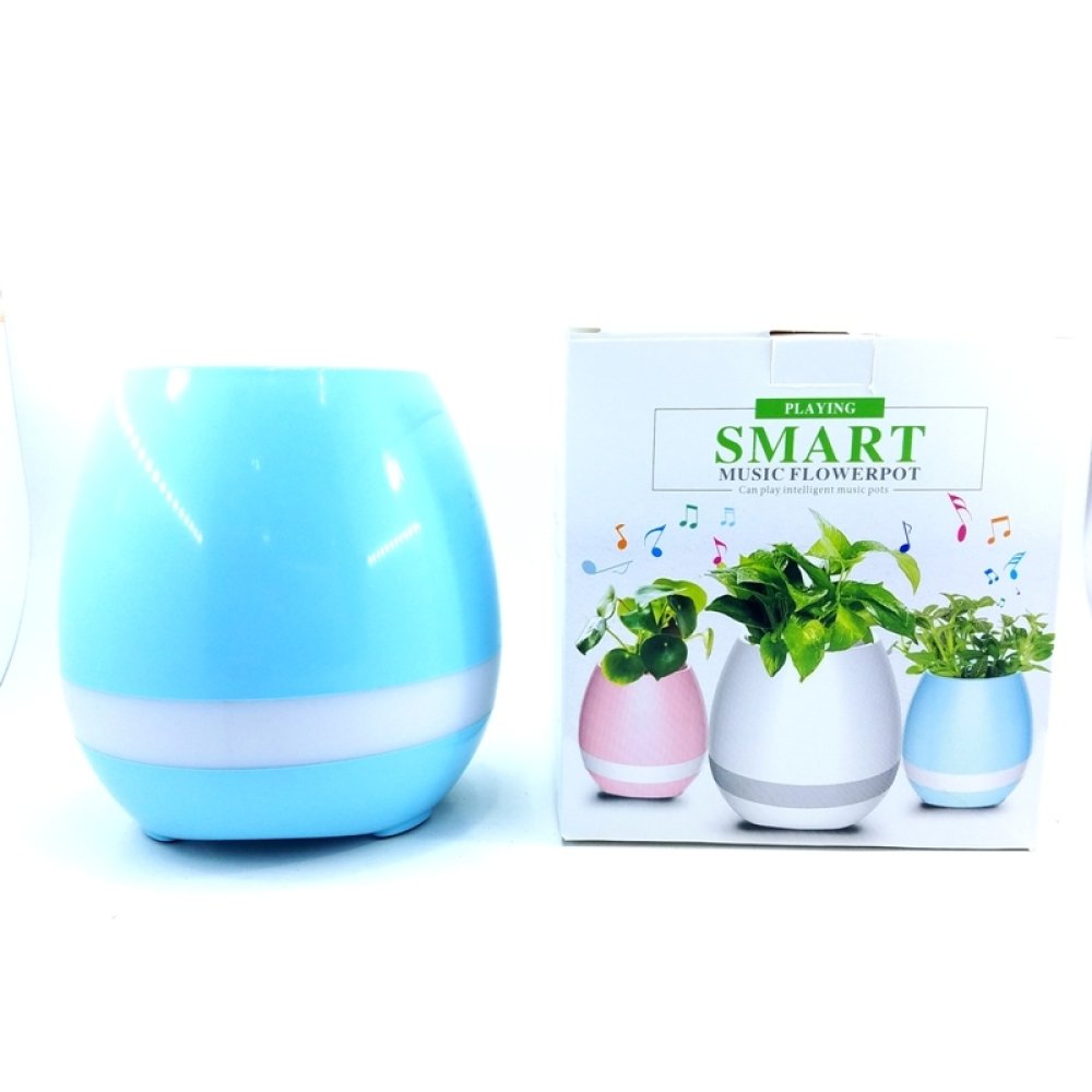 Toptan Led Işıklı Müzik Çalan Sihirli Bluetooth Saksı Hoparlör