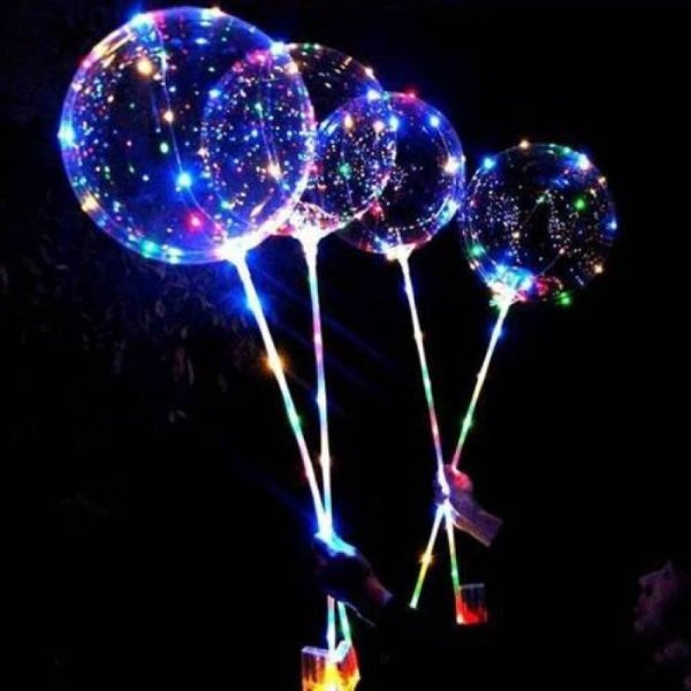 Toptan Led Işıklı Şeffaf Balon