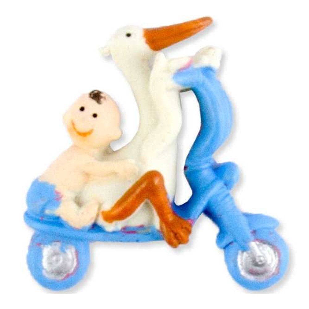 Toptan Leylekli Ve Bisikletli Magnetli Bebek