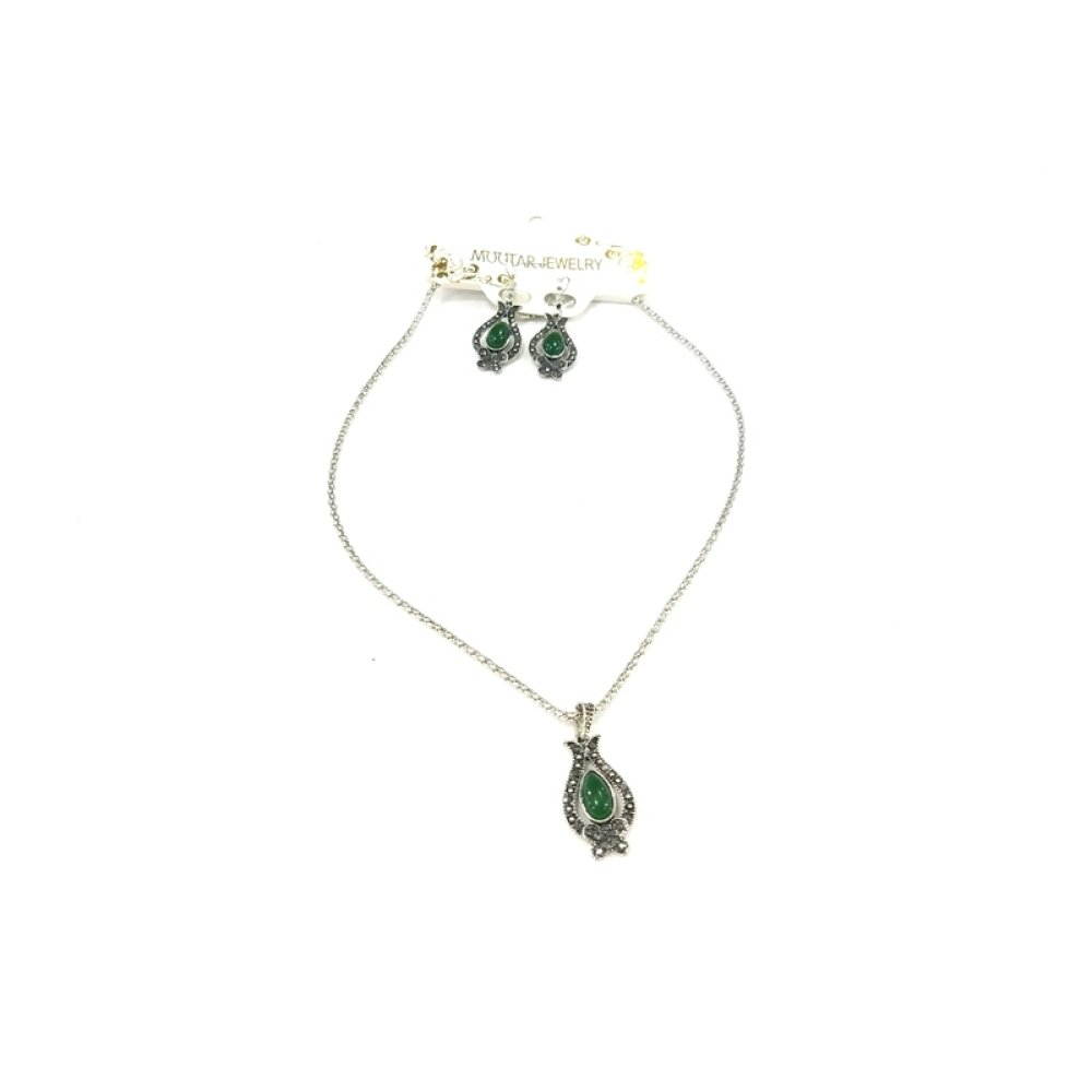 Toptan Markazit Taşlı Bayan Kolye Modelleri