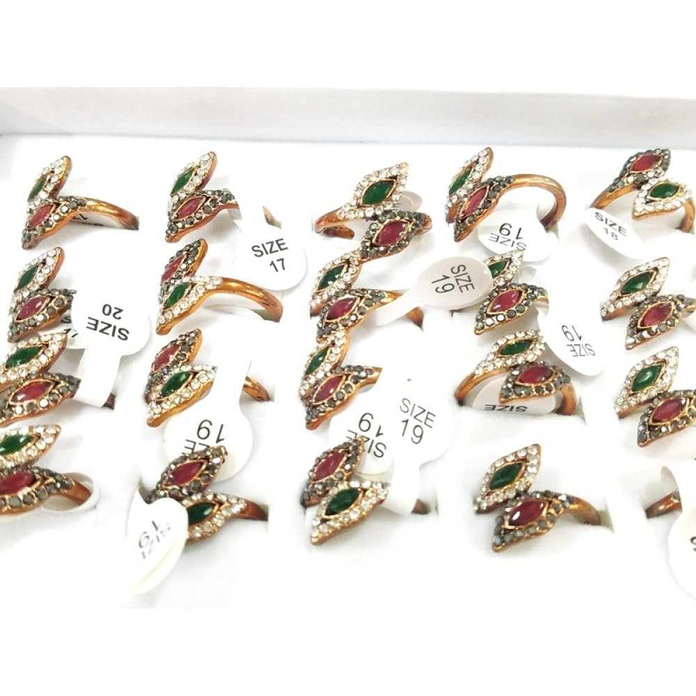 Toptan Markazit Taşlı Bayan Yüzükleri