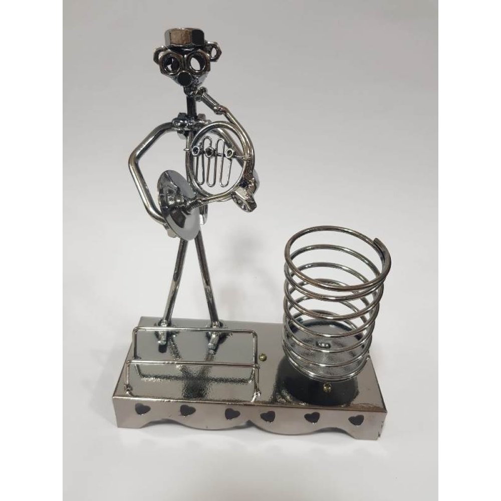 Toptan Metal Adam Kalemlik Kurmalı Müzikli