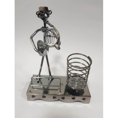 Toptan Metal Adam Kalemlik Kurmalı Müzikli