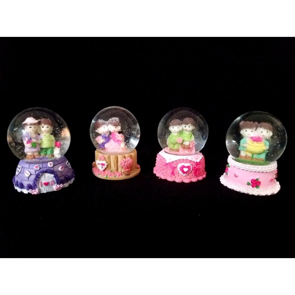 Toptan Minik Sevgili Kar Küresi