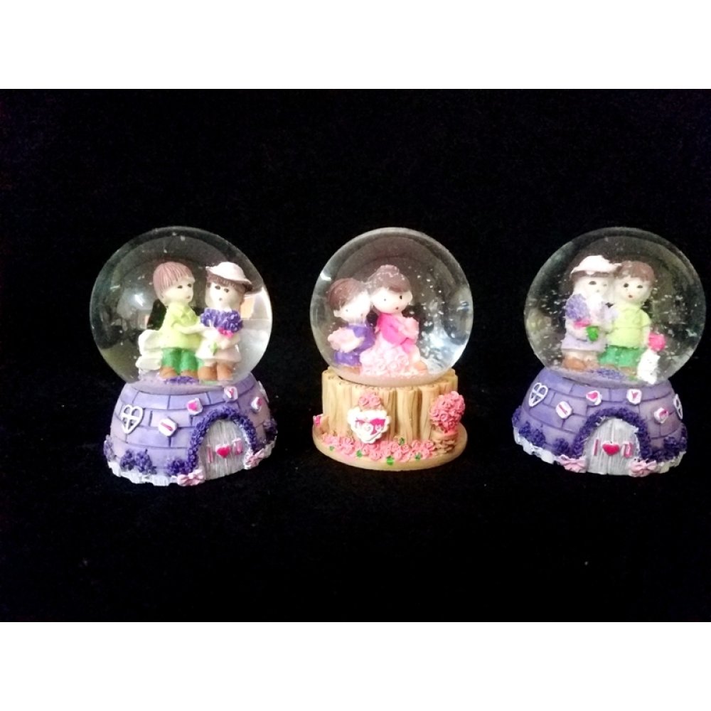 Toptan Minik Sevgili Kar Küresi