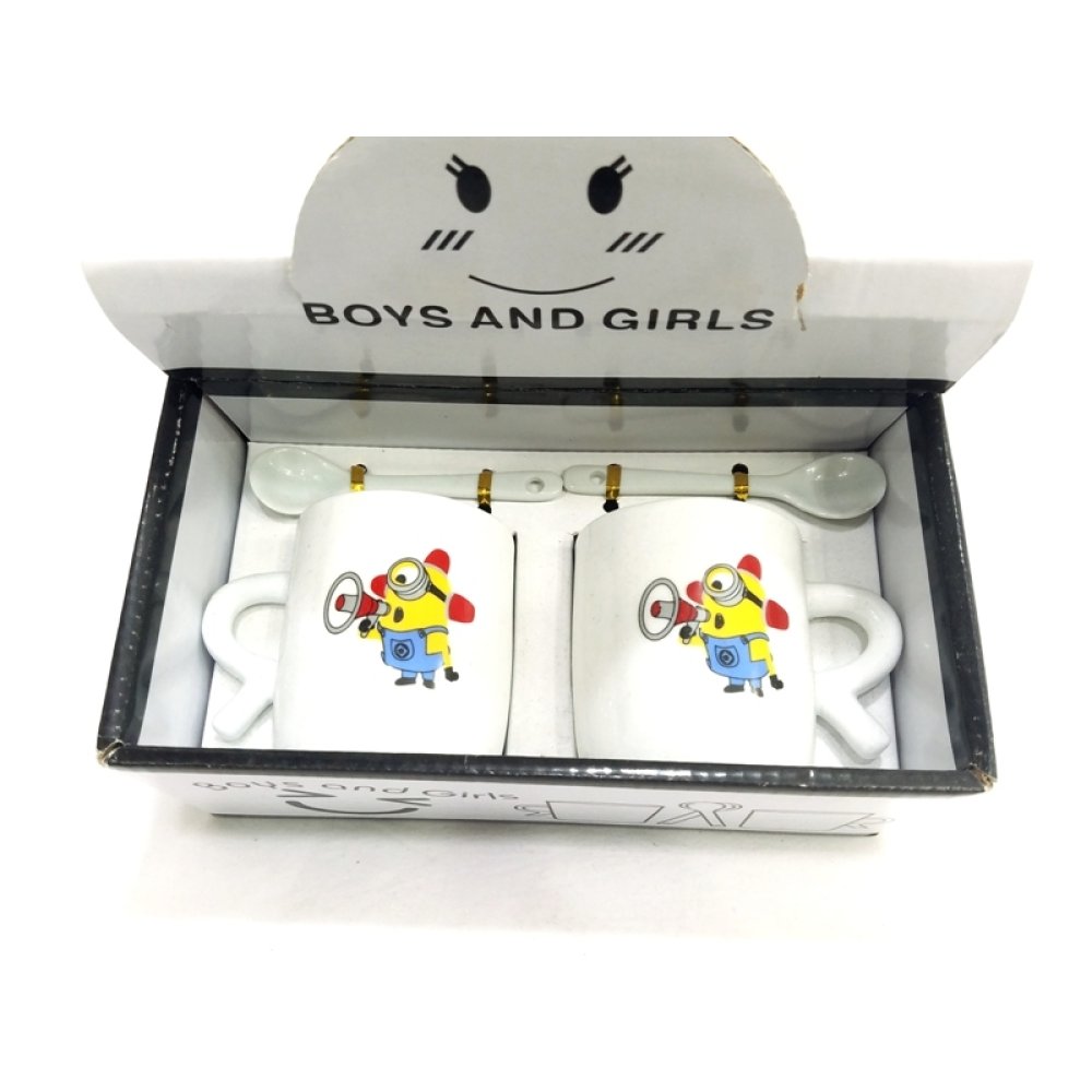 Toptan Minyon Tasarım İkili Kupa Bardak Set