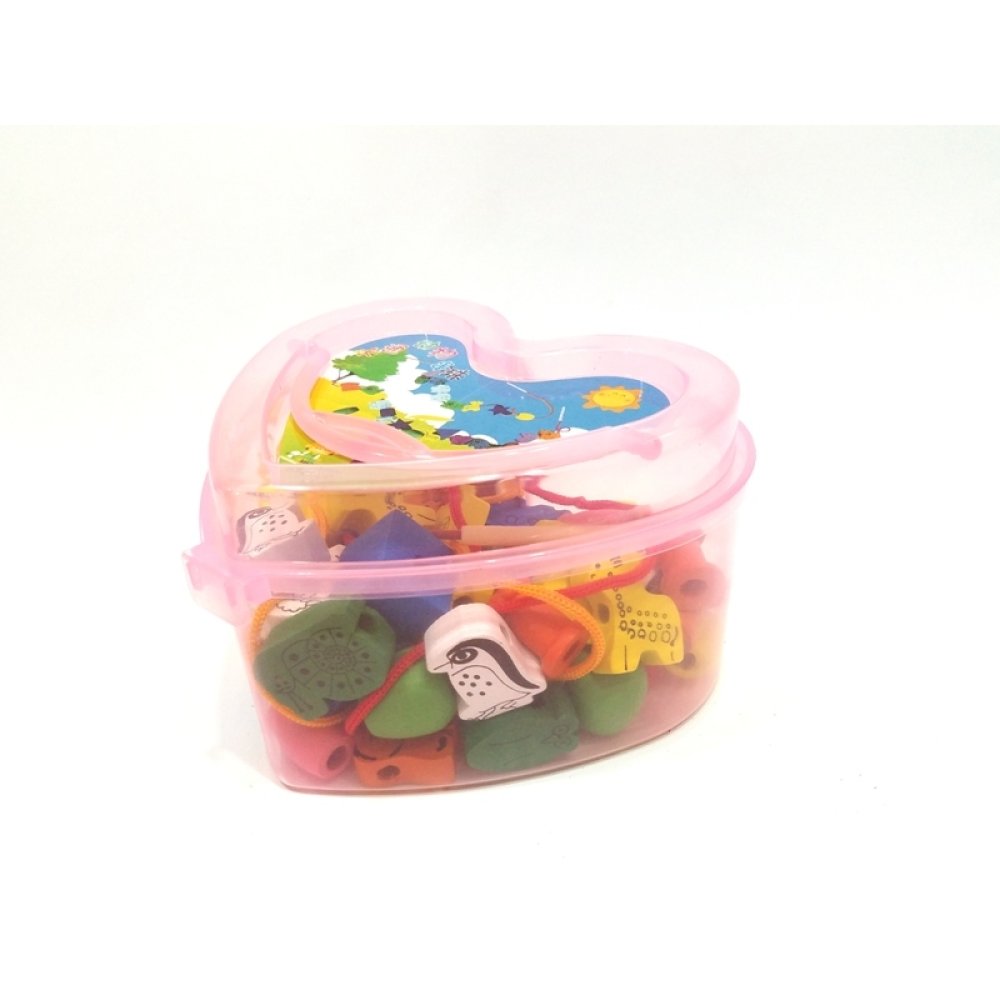 Toptan Montessori Oyuncakları İp Geçirme Oyunu