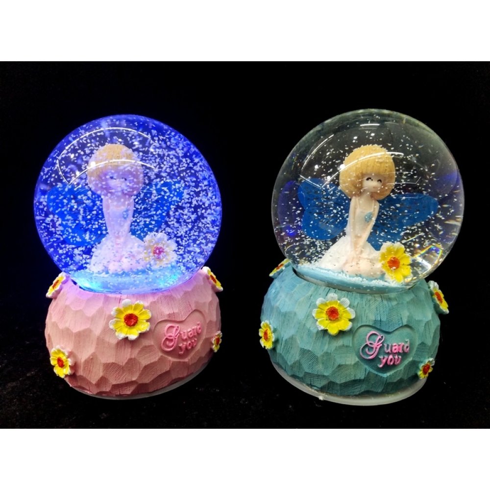 Toptan Motorlu Üflemeli Büyük Melek Kar Küresi