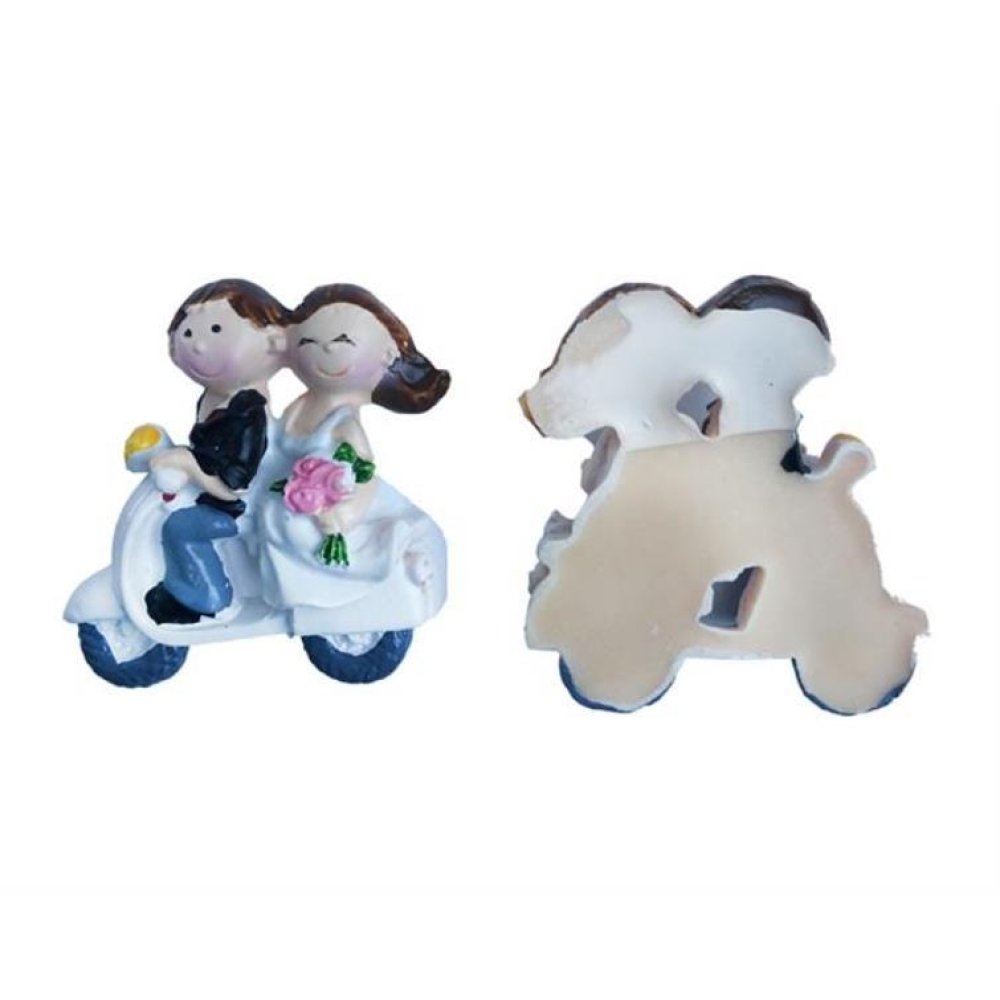 Toptan Motorsiklette Gelin Damat Nikah Şekeri Süsleme Malzemesi