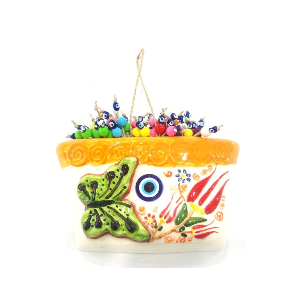 Toptan Nazar Boncuklu Cam Duvar Süsü