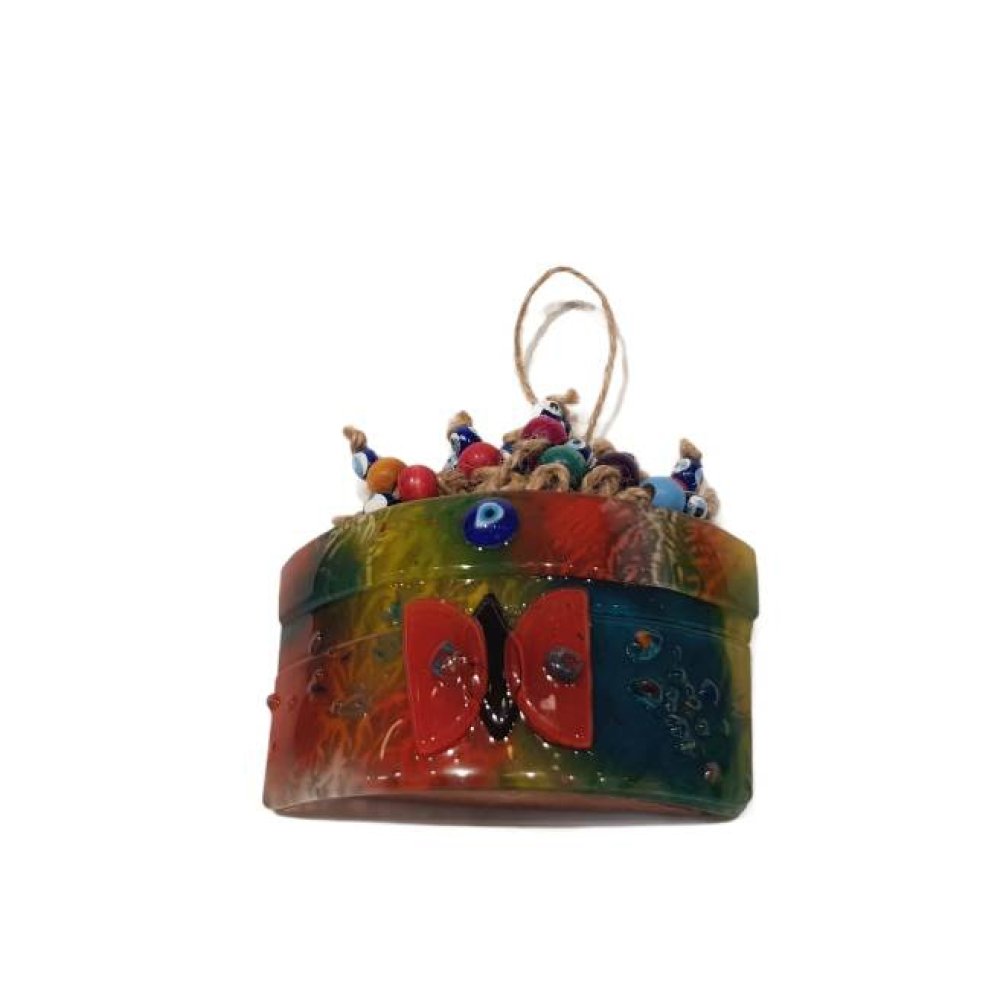 Toptan Nazar Boncuklu Saksı Duvar Süsü