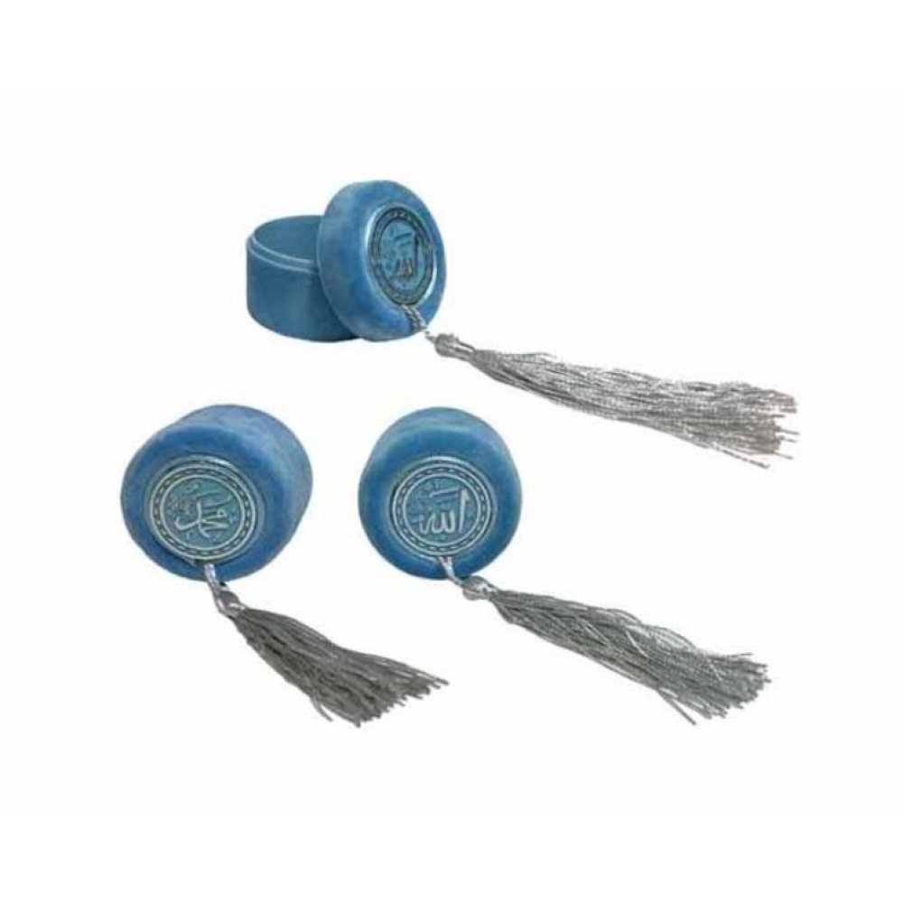 Toptan Nikah Şekeri Ayetli Flok Kaplama Kutu