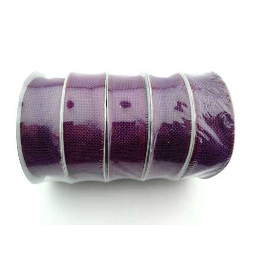 Toptan Nikah şekeri Süsleme Malzemesi Kanaviçe Jüt  Kurdele 1.5 cm